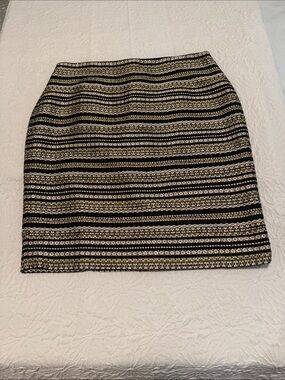 14P rsvp by TALBOTS Gold Skirt Lined New without Tags Petite Size 14